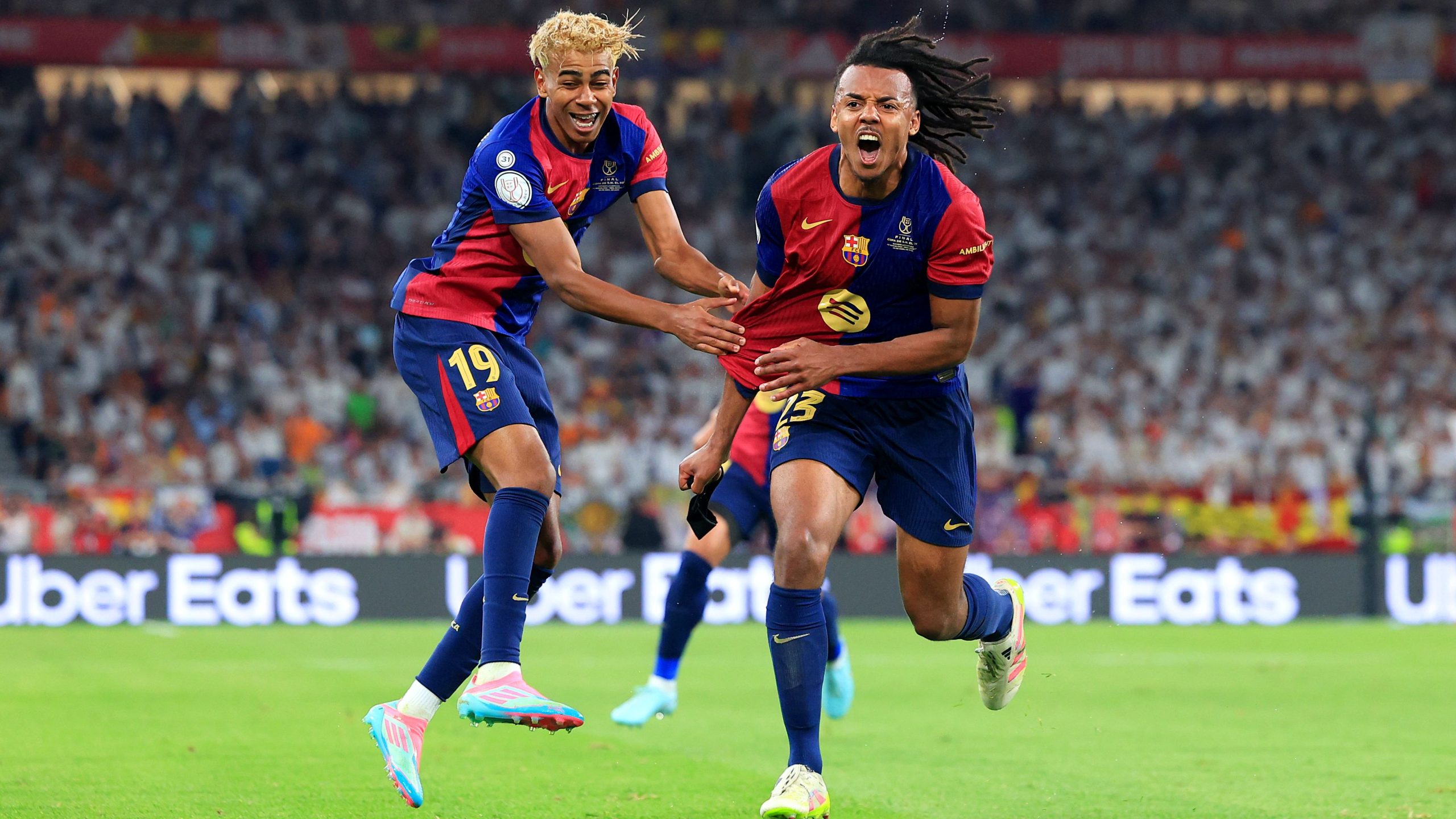 Barcelona Raja Copa Del Rey 2024/25! Koundé Menangkan Laga di Perpanjangan Waktu Melawan Real Madrid 3-2